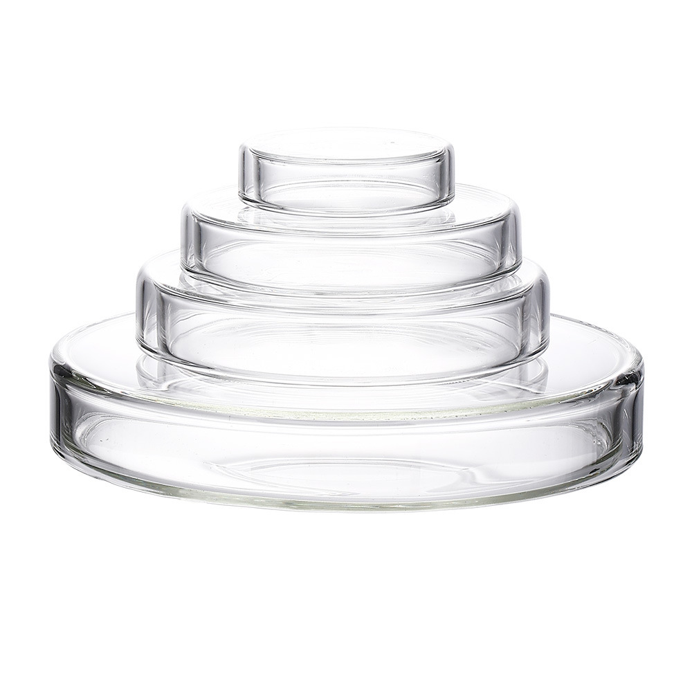 Glass Petri Dishes 90mm 60mm 75mm 120mm 150mm 180mm Cell Culture High Borosilicate Flat Model Fifty Jiangsu Origin