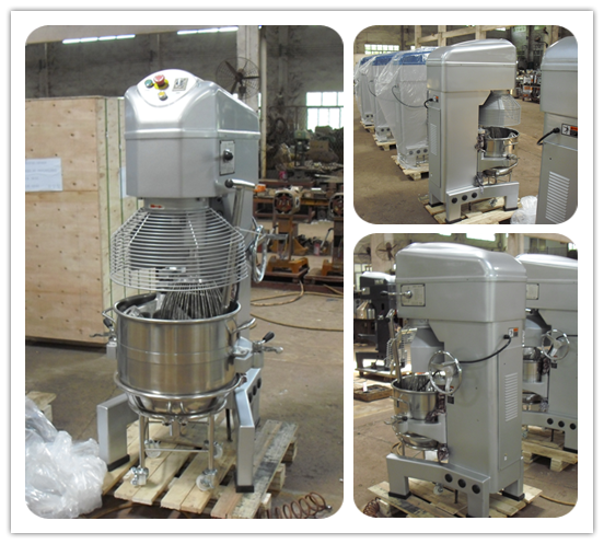 Commercial Cream Food Mixers With Bowl Trolley CE Approved Electric Whisk Mixer