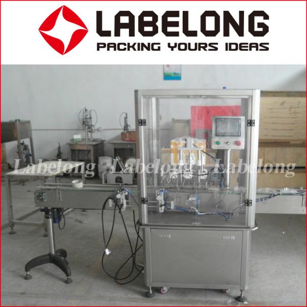 Anti Corrosion Stainless Steel Linear Filling Machine 2000BPH For Bleach Bottle