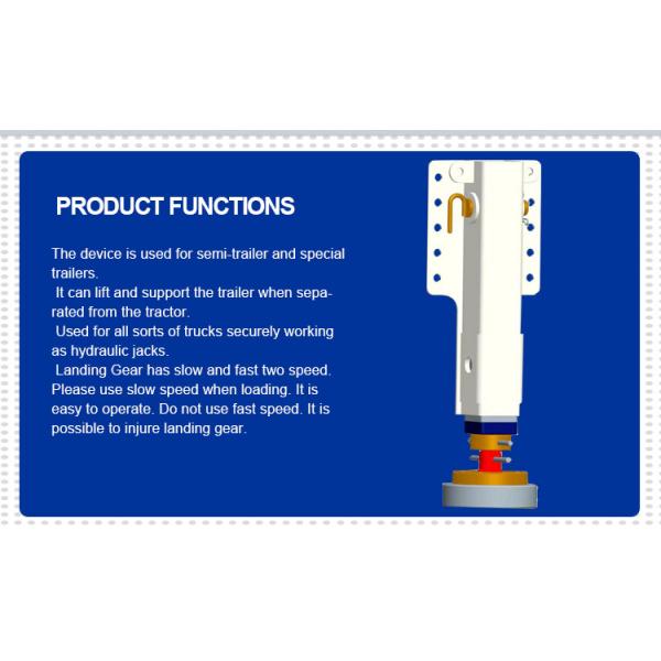 Pierna de aterrizaje de remolque de aluminio para su sustitución/reparación en un ambiente de trabajo de -40-60 °C