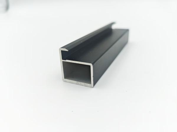 0.8mm-4.0mm Sliding Door Aluminium Profile , Kitchen Cabinet Doors Aluminium Edge Profile