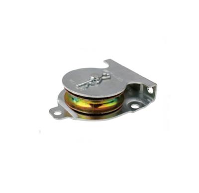 Fixed Single Wheel Die Cast Pulley Zinc Plated Wall Mounted Pulley DIY hardware