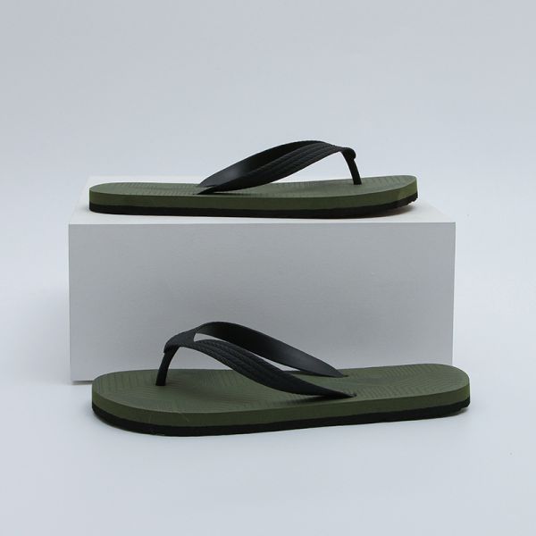 Sandales tongs basiques pour hommes, hauteur de talon plat, adaptées à l'eau, pour la pêche