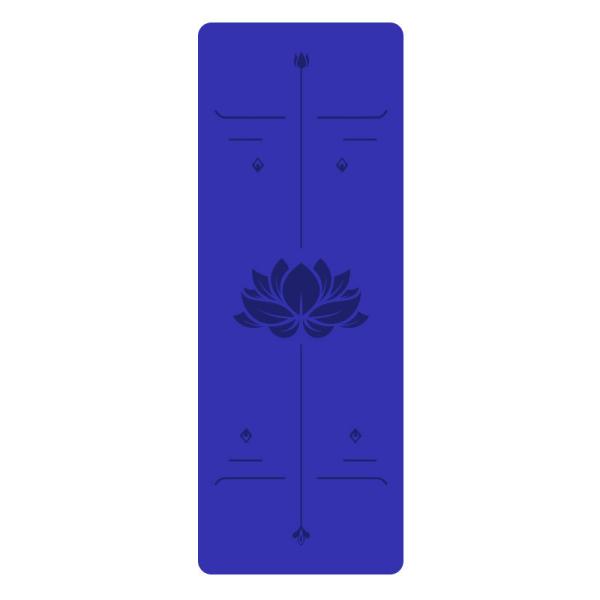 Custom Design Eco Polyurethane Leather Non-Toxic White Natural Rubber PU Yoga Mat