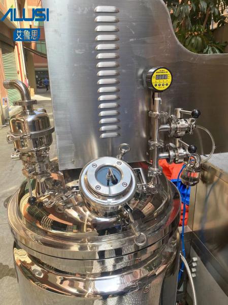 200L Hydraulic Lifting Vacuum Emulsifying Mixer Machine Lotion Mixing Homogenous Emulsifier
