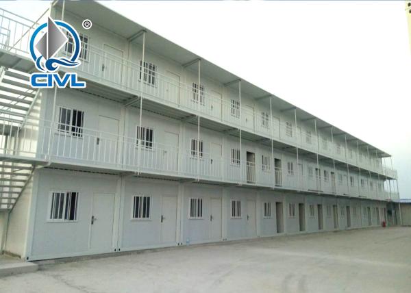 large Prefab Shipping Container / Office Prefabricated Storage Container Homes