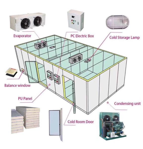 Chicken Storage Cold Chamber Cold Room for Meat/Vegetables/Fish/Fruit