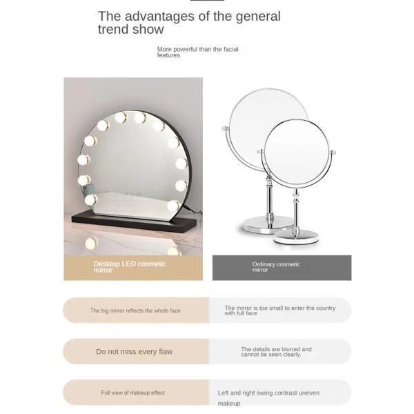 Макияж для тщеславия с подсветной декорацией дома Голливуд с освещением зеркало полное тело свет салона волос