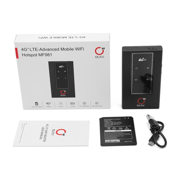 Карман WiFi модема 4g LTE Точки доступа SIM-карты маршрутизатора 150mbps OLAX MF981 4g мобильный WiFi с портом антенны