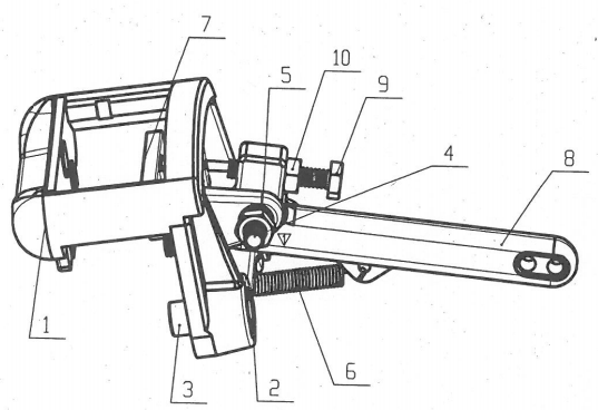 Гальванизированный механический крумциркуль тарельчатого тормоза