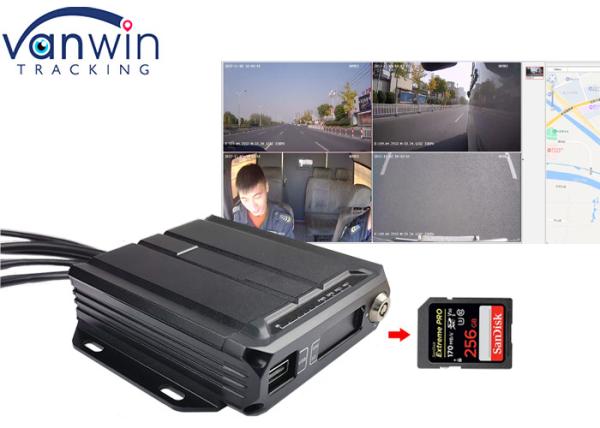 mdvr de carte d'écart-type de 1080P AHD 4ch 3g 4g GPS pour de mini flottes d'autobus de taxi