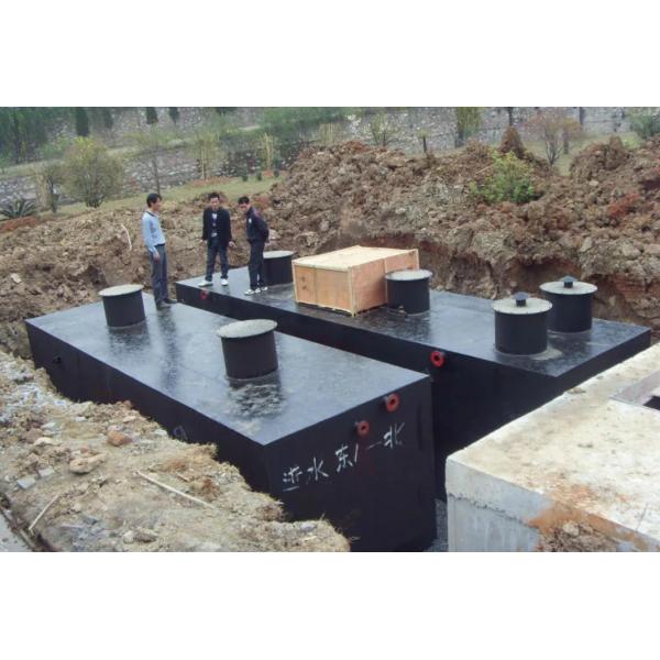 Máquina de tratamiento de aguas residuales de nanofiltración MBR de 330*180*220 cm con componentes centrales