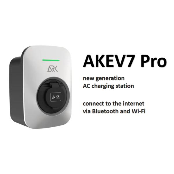 32A Mode 3 app control Electric Car Wallbox 7kw с кабелем типа 2