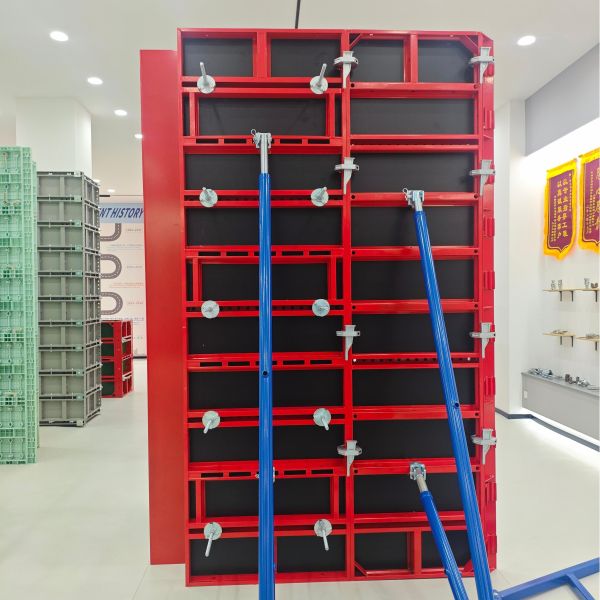 High Load Capacity Aluminum Formwork Reusable Aluminium Shuttering Red For Cost Effective Concrete Forming