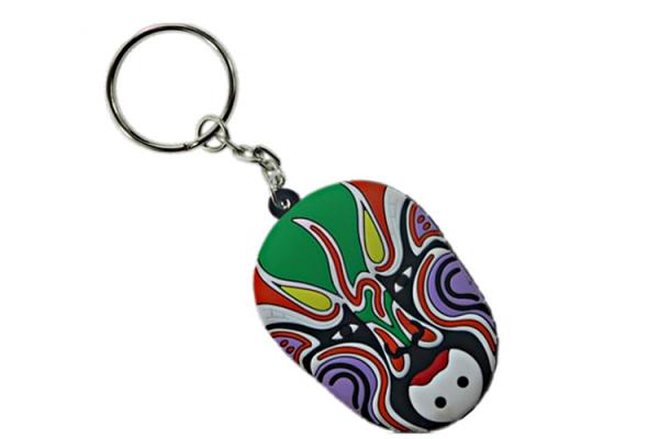 Promotional Custommized 3D Soft Pvc Keychain Key Chain Soft PVC Rubber Keychains