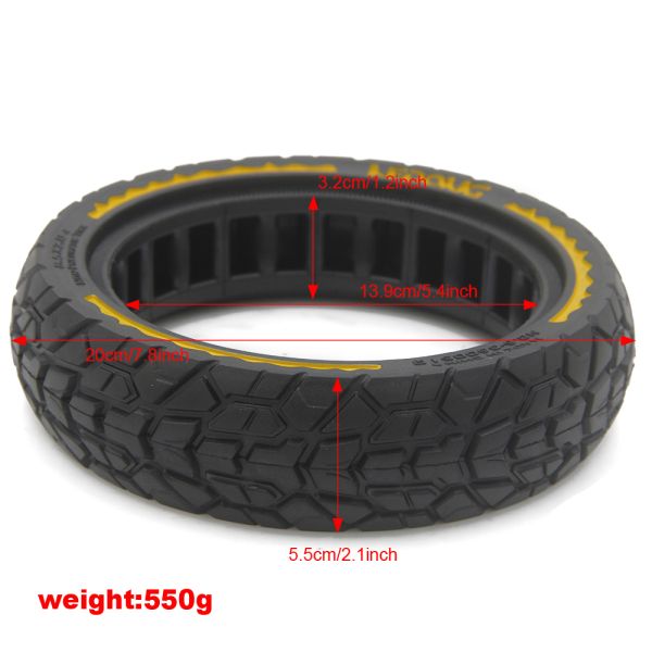 8.5x2.0 Off Road Honeycomb Airless Scooter Solid Tire For Xiaomi M365/ Pro/Pro2/ 1S Electric Scooter Part