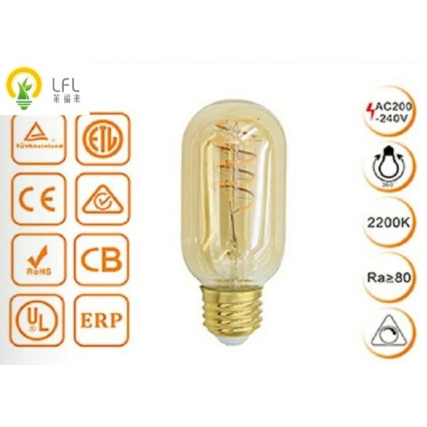электрические лампочки люстры СИД 2200К декоративные, электрические лампочки Диммабле ностальгии Д45*110мм