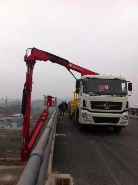 18m Bucket Type Bridge Inspection Truck Under Bridge Access Equipment