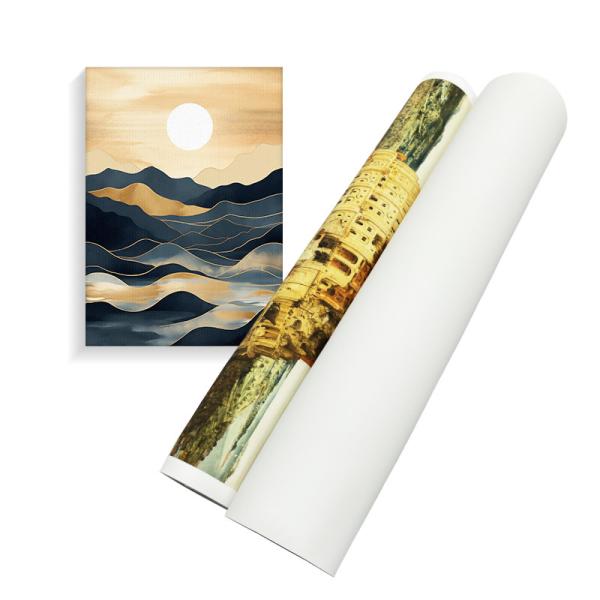 260gsm Polyester Canvas Rolls Matte Latex Ink Waterproof for Printing