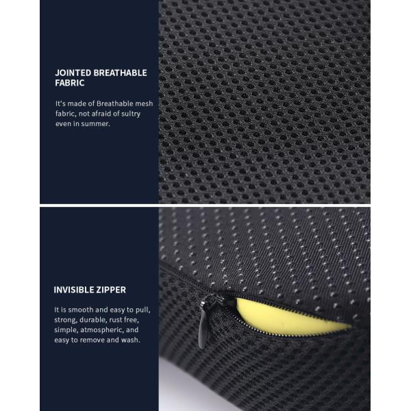 Super Soft Fabric Memory Foam Seat Cushion 's Popular Choice for Back Pain Relief