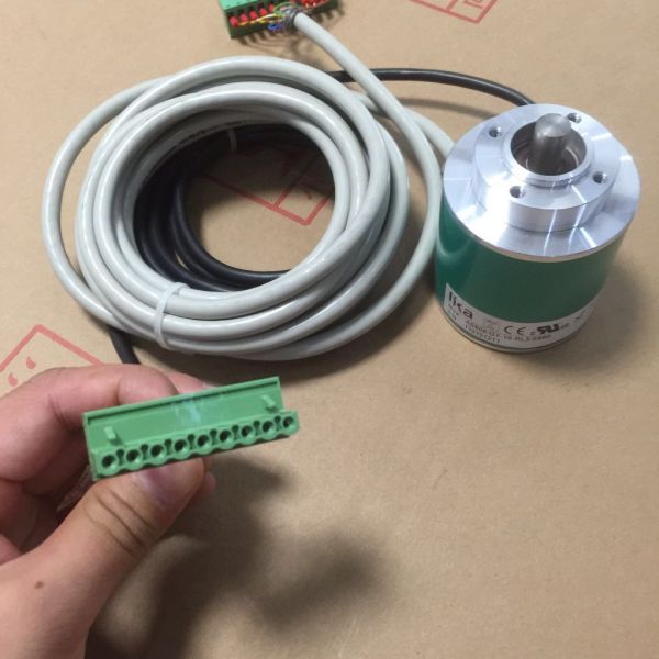 Lika AS608/GY-10-RL3/S660 Absolute Shaft Encoder Made in Italy High-Precision Encoder for FAST/Smit Textile Looms