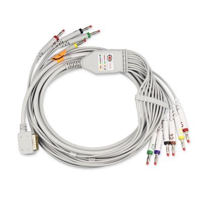 Ultraviolet Light 15P EKG Cable 10 leads EKG Cord Kenz PC-109 ECG 108/110/1203 1205