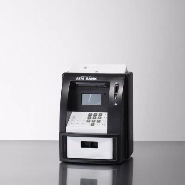 Digital ATM ABS And PET Material Colorful Piggy Bank For Kids