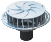 PN6 50mm 90mm 110mm HDPE Drainage Fittings Siphon SS Roof Drain Good Fire Resistance