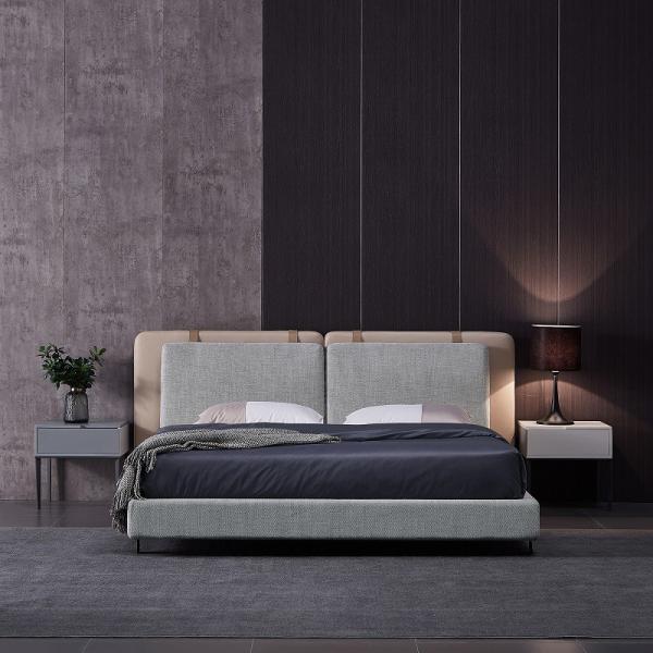Modern Design Leather Bed Modern Design King Size Bed bedroom Furniture