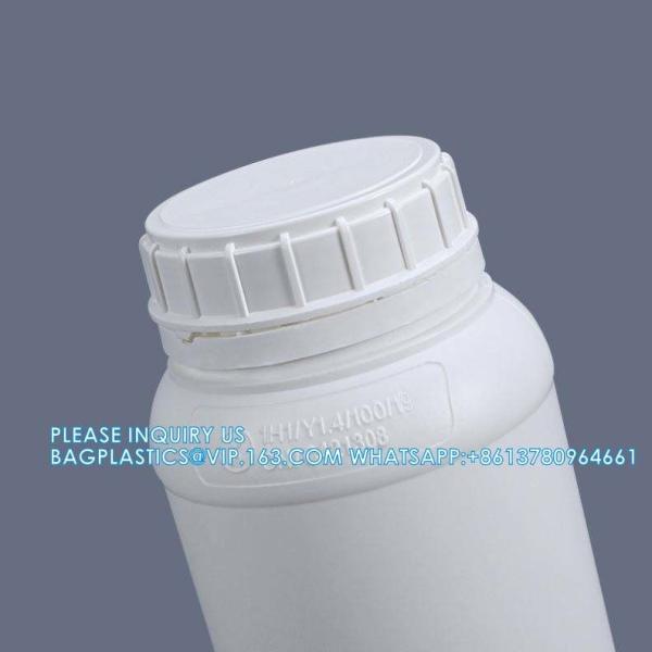 50ML-1000ML Thicken Plastic Fluorinated Bottles Chemical Organic Solvents Package Container