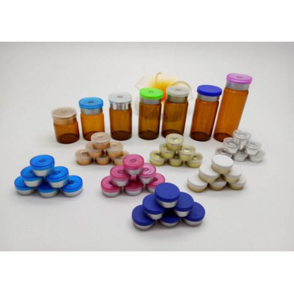 Медицинское сальто бутылки пробирок с округлой формы крышки с алюминиевым пластиковым материалом