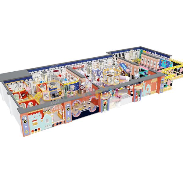 Custom Indoor Playground Equipment Commercial Indoor Playhouse Equipment Baby King Theme