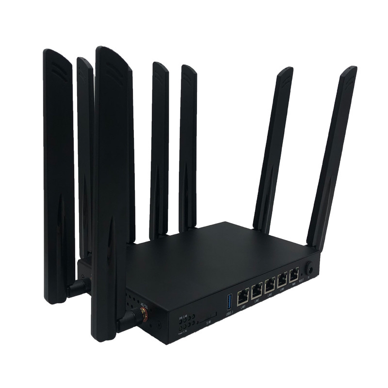 Маршрутизатор маршрутизаторов 5g WS1208 1200Mbps 4G 5G беспроводной с черной раковиной металла