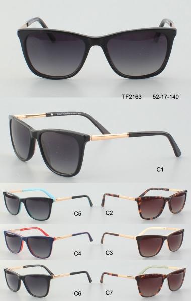 Unisex Fashion 7 Colours Polarized Acetate Frame Sunglasses