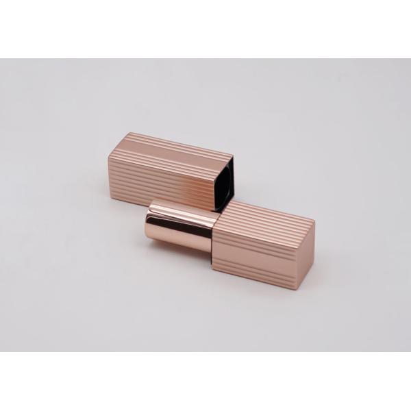 Magnet Design Square 3.8g Eco Friendly Lip Balm Containers Hot Stamping