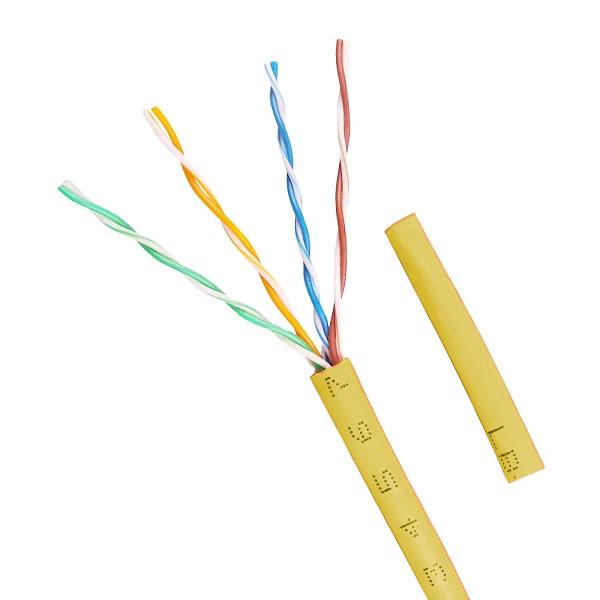 100MHz 24AWG Cat5e CMP Cable UTP For Network Transmission TIA/EIA 568B Standard