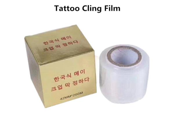 Transparent Tattoo Accessories Disposable Tattoo Cling Film For Eyebrow / Body Tattoo
