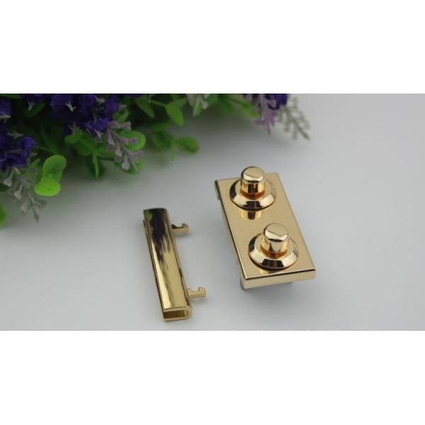 Hot Sale Durable Nickel Color Metal Press Lock Clasp Purse Closure Squeeze Turn Lock