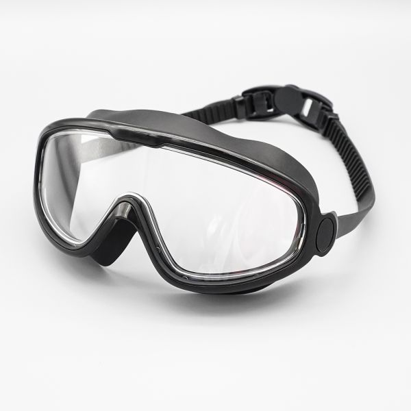 2024 Factory Direct Anti-Fog UV Protection Adult Swimming Goggles with Silicone Gasket and PC Lenses
