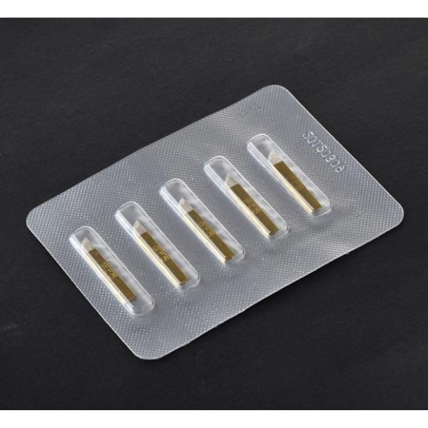 Permanent Makeup Disposable tattoo needles , Natural Needle Blade For Manuel Pen Use