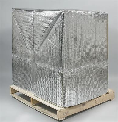Food Beverages Transportation Aluminum Foil insulated bubble bag Thermal Pallet Cover