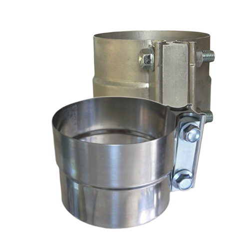 Car Truck Catback / Turbo Downpipe Clamp 5Inch Stainless Steel Exhaust Sleeve OEM