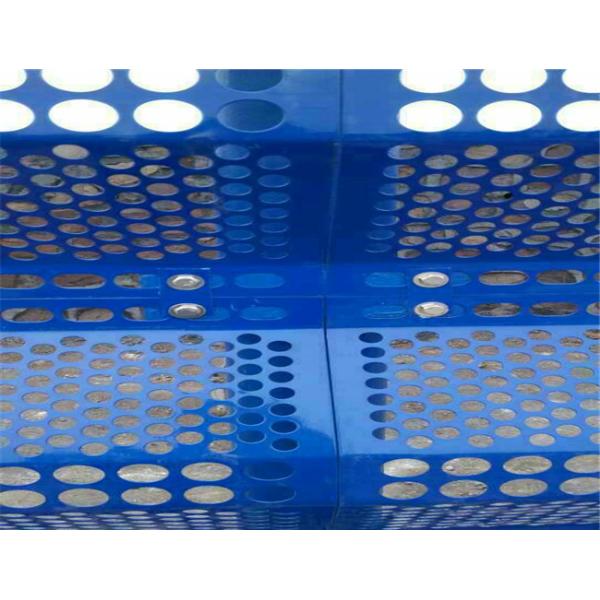 Colorful Guardrail Windbreak Panels , Windproof Dust Control Net Anti - UV