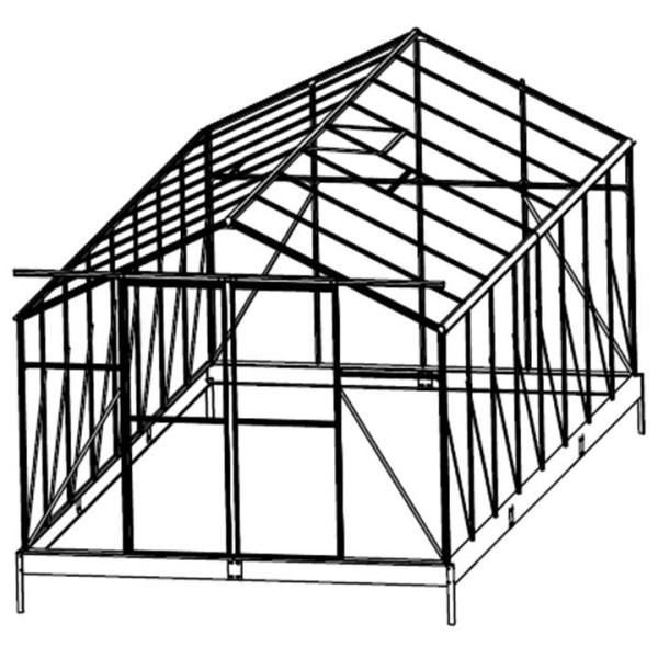 дом алюминиевой рамки сада шпиля механических инструментов сада 5cm солнечный зеленый