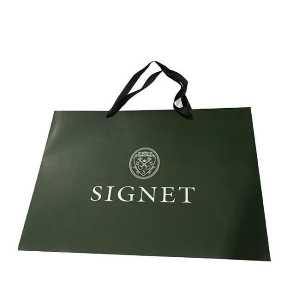 Bolsas de papel de jóias personalizadas com logotipo e alças