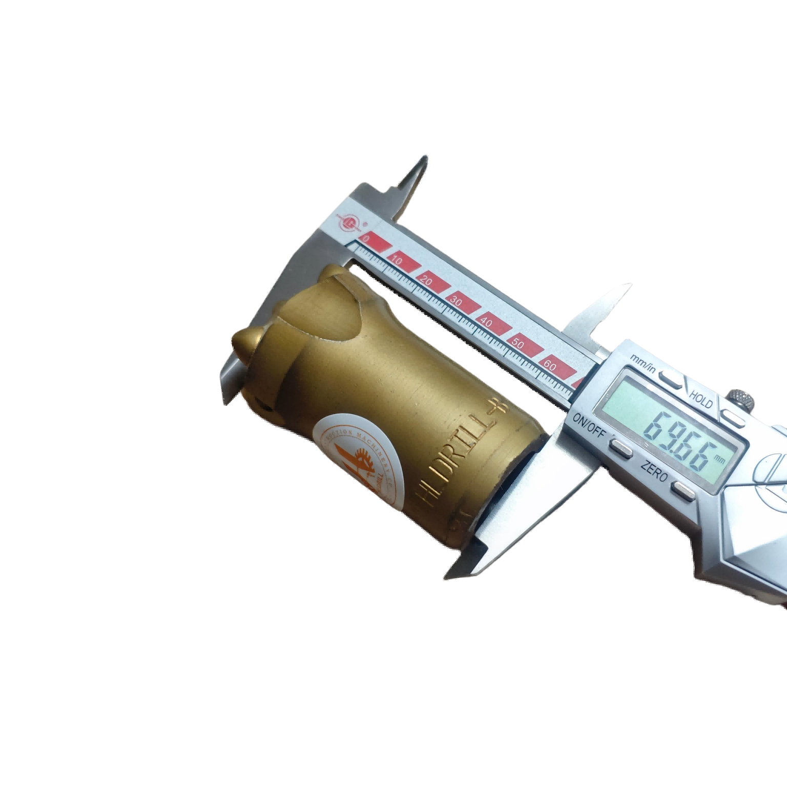 6 Tooth Button Rock Drill Bit High Impact Low Downtime 43mm Diameter