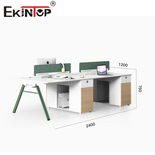 Мебель для рабочих станций 4 человека Офисные столы с перегородками