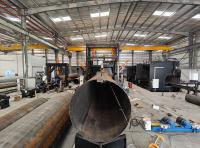 Intervalo de diâmetro 500~2500mm, máquina de soldadura de pólo 5G, pólo monopólio, pólo de mastro alto fechado