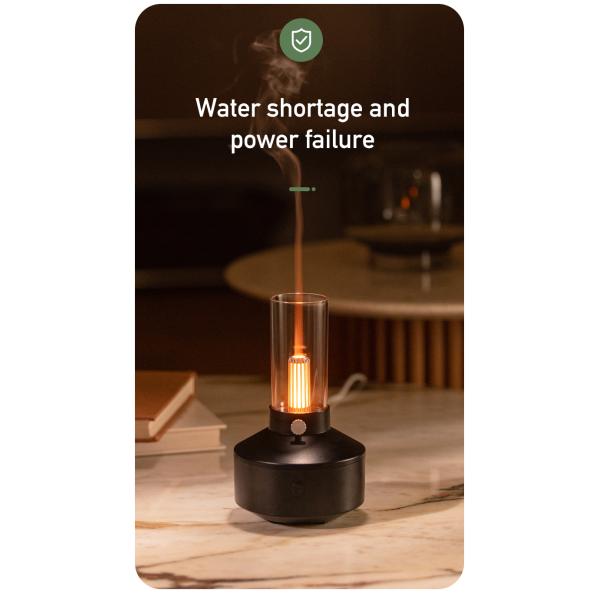 HOMEFISH Lámpara Vintage Máquina de aromaterapia de diseño retro Humidificador de habitación pequeña para la humidificación