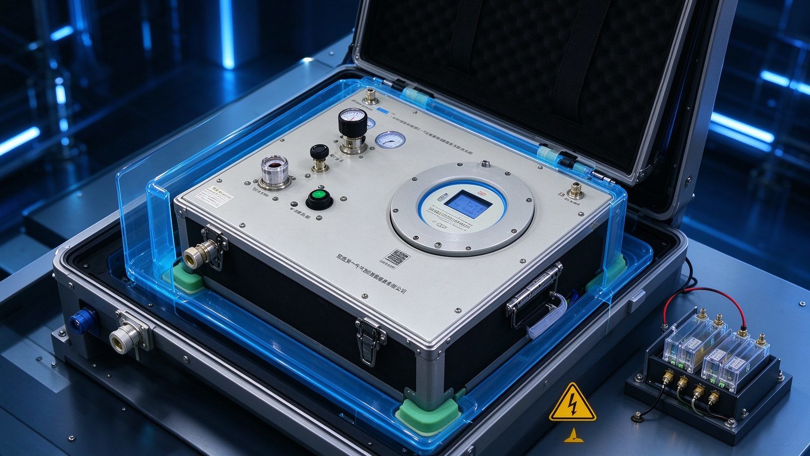 Explosion Proof Portable Gas Dew Point Meter Micro Water Analyzer For Natural Gas SF6 Field Use
